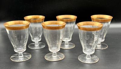 Tiffin-Franciscan Rambler Rose - Set of 6 - Footed Stems