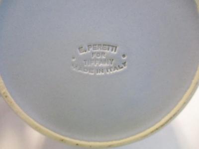 Elsa Peretti For TIFFANY & CO Made In Italy Modern Art Pottery Pitcher 5 1/2" Tall