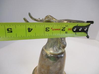 Vintage Brass Deer Elk Stag Head Stirrup Cup