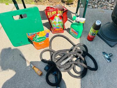 GARDEN HOSES, PLANTER, SPRINKLER YARD CHEMICALS AND MORE!