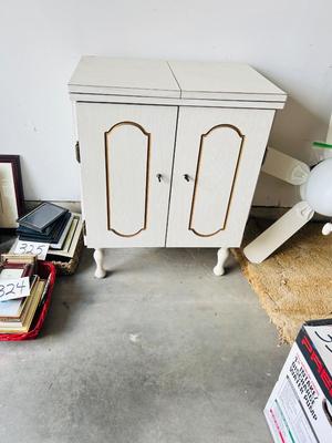 VINTAGE SEWING MACHINE CABINET ( No Machine)
