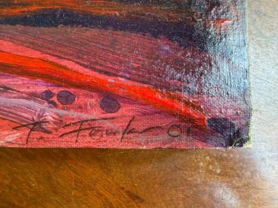 Sale Photo Thumbnail #197: This is a beautiful landscape by Tom Fowler. Done 9/12/01 it’s #2.