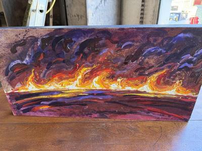 Sale Photo Thumbnail #196: This is a beautiful landscape by Tom Fowler. Done 9/12/01 it’s #2.