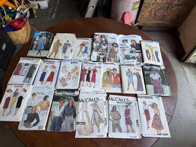 Sale Photo Thumbnail #207: This a lot of pattern seems to be from the 80s and 90s. It’s mostly like size 12..