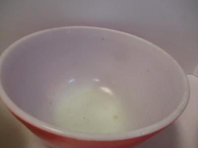 Vintage Pyrex Autumn Harvest Wheat Design Bowl & Vintage Pyrex Mixing Bowls