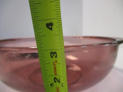 Pyrex Corning Cranberry Casserole Dish With Lid & 2 Handles