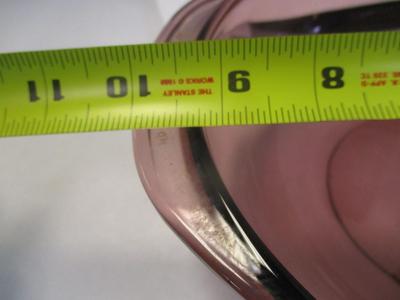 Pyrex Corning Cranberry Casserole Dish With Lid & 2 Handles