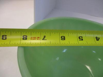 Vintage Jadeite Swirl Fire King Mixing Bowl