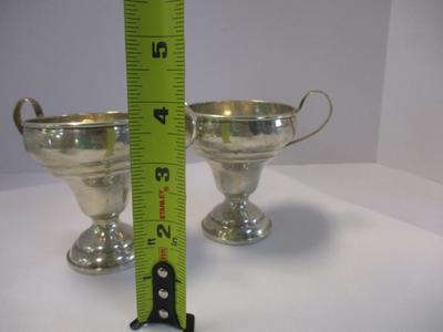 Preisner Sterling Silver Antique Weighted Creamer & Sugar Bowl