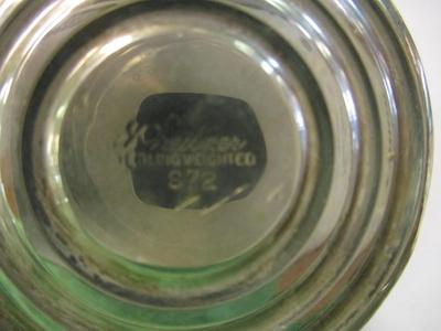 Preisner Sterling Silver Antique Weighted Creamer & Sugar Bowl