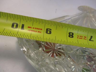 Antique Japanese Satsuma & Crystal Fan Shape Dishes