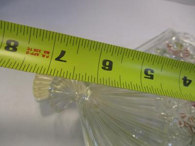 Antique Japanese Satsuma & Crystal Fan Shape Dishes