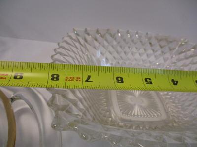 Antique Crystal/Pressed Serving Dishes (See Description)