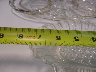 Antique Crystal/Pressed Serving Dishes (See Description)