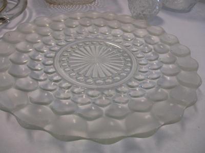 Antique Crystal/Pressed Serving Dishes (See Description)