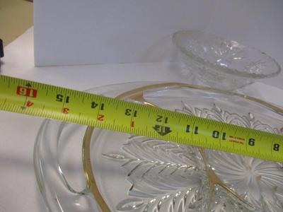 Antique Crystal/Pressed Serving Dishes (See Description)
