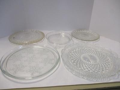 Vintage Crystal Serving Dishes