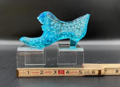 Fenton Hobnail Shoe Blue