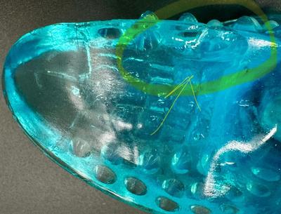 Fenton Hobnail Shoe Blue