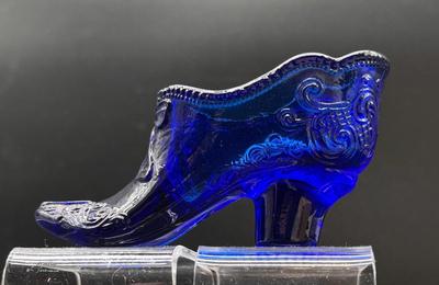 Collectible Cobalt Blue Shoe
