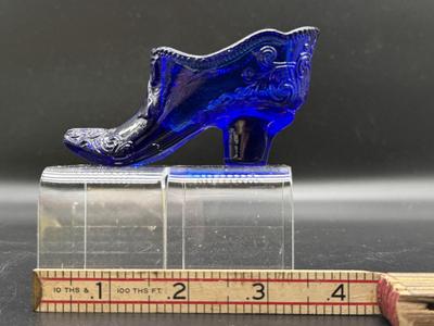 Collectible Cobalt Blue Shoe
