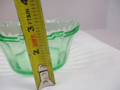 Uranium Glass Centerpiece
