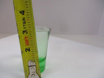1930's Vintage Art Deco Shot Glass Uranium