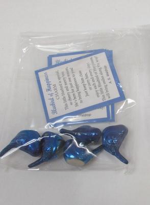Ganz Bluebird of Happiness Charm Figurine w/Poem Card Choice 1