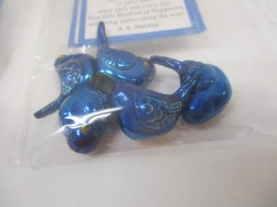 Ganz Bluebird of Happiness Charm Figurine w/Poem Card Choice 2