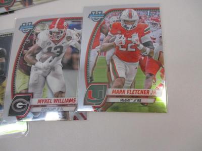 40+ 2024 Topps Bowman Chrome University Football Refactor Cards Choice #1