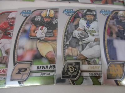 40+ 2024 Topps Bowman Chrome University Football Refactor Cards Choice #1
