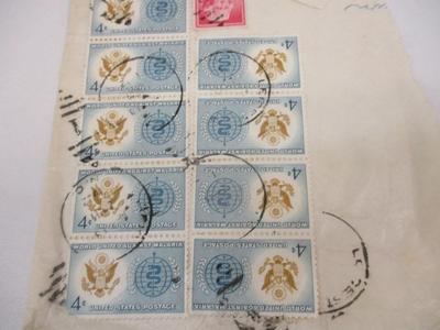 Vintage United States Post Marked Stamps #1