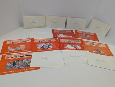 Vintage Foreign Stamps Some Stamps Have A Post Mark