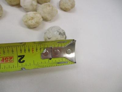 Small Geode Agate Raw Crystal Mineral Natural White Stone Specimens #2