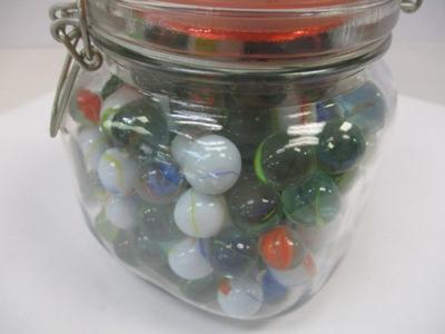 Jar Of Vintage Marbles #2