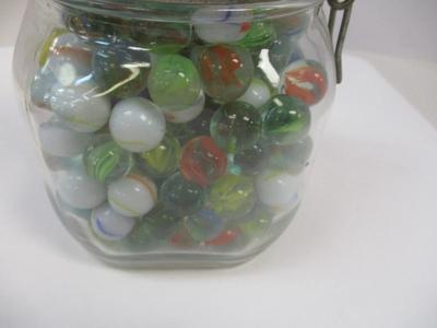 Jar Of Vintage Marbles #3