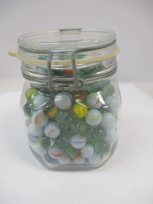 Jar Of Vintage Marbles #3