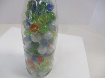 Bottle Of Vintage Marbles #4