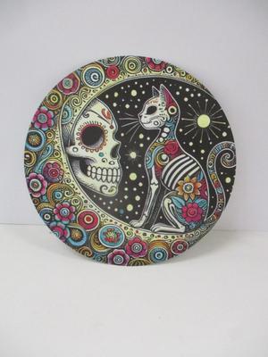 Retro Metal Tin Sign Approx 7 3/4"