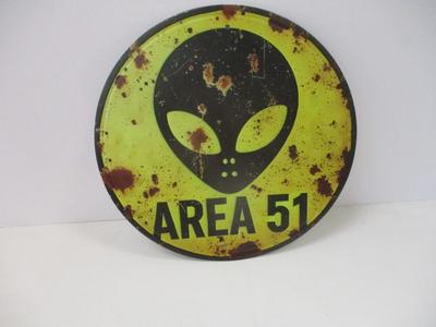Retro Metal Tin Sign Approx 7 3/4"