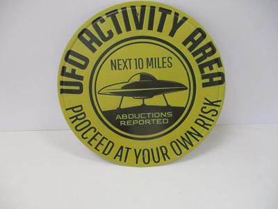 Retro Metal Tin Sign Approx 7 3/4"
