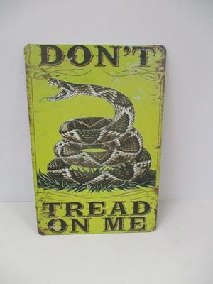 Retro Metal Tin Sign Approx 11 3/4" x 7 3/4" #1