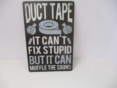 Retro Metal Tin Sign Approx 11 3/4" x 7 3/4"