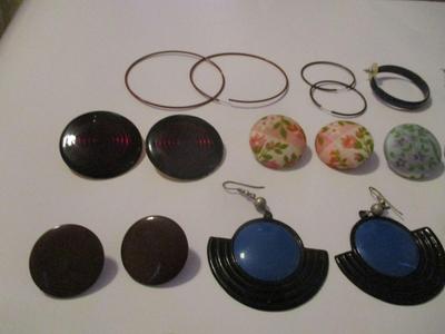 Antique Pierced Earrings #24