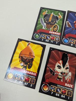 World Of Warriors Topps Trading Cards