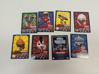 World Of Warriors Topps Trading Cards