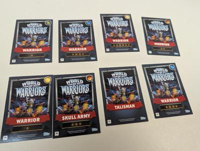 World Of Warriors Topps Trading Cards