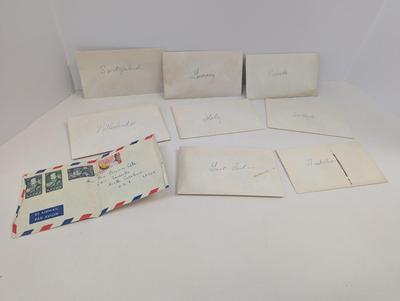 Vintage Foreign Stamps Some Stamps Have A Post Mark #2