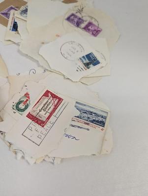 Vintage American Stamp Collection Some Are Post Marked #6