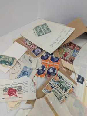 Vintage American Stamp Collection Some Are Post Marked #6